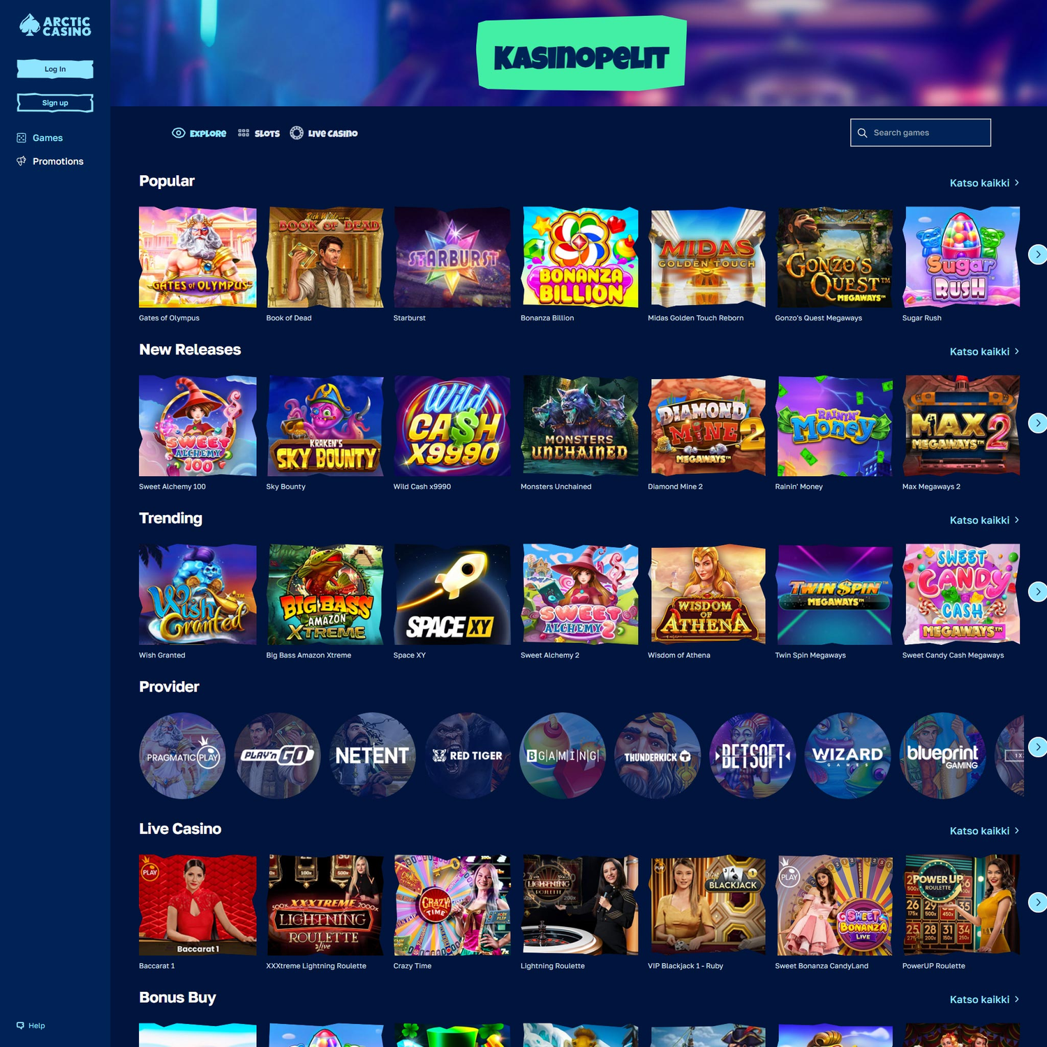 Arctic Casino screenshot 1