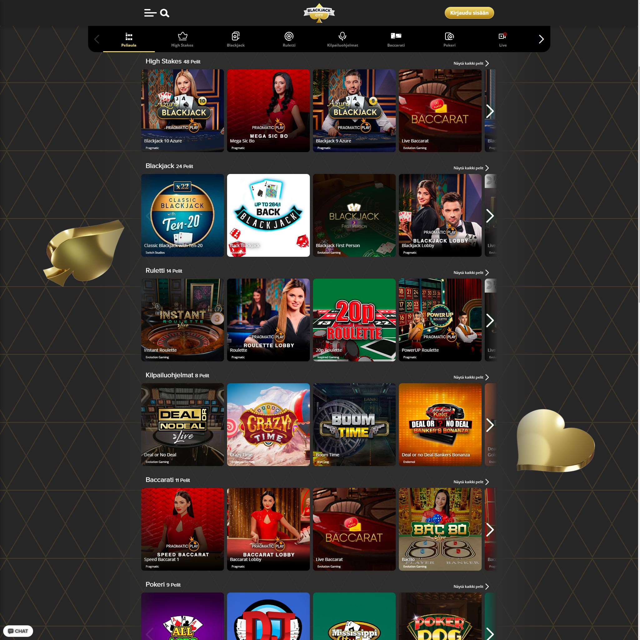 Blackjack City Casino screenshot 1