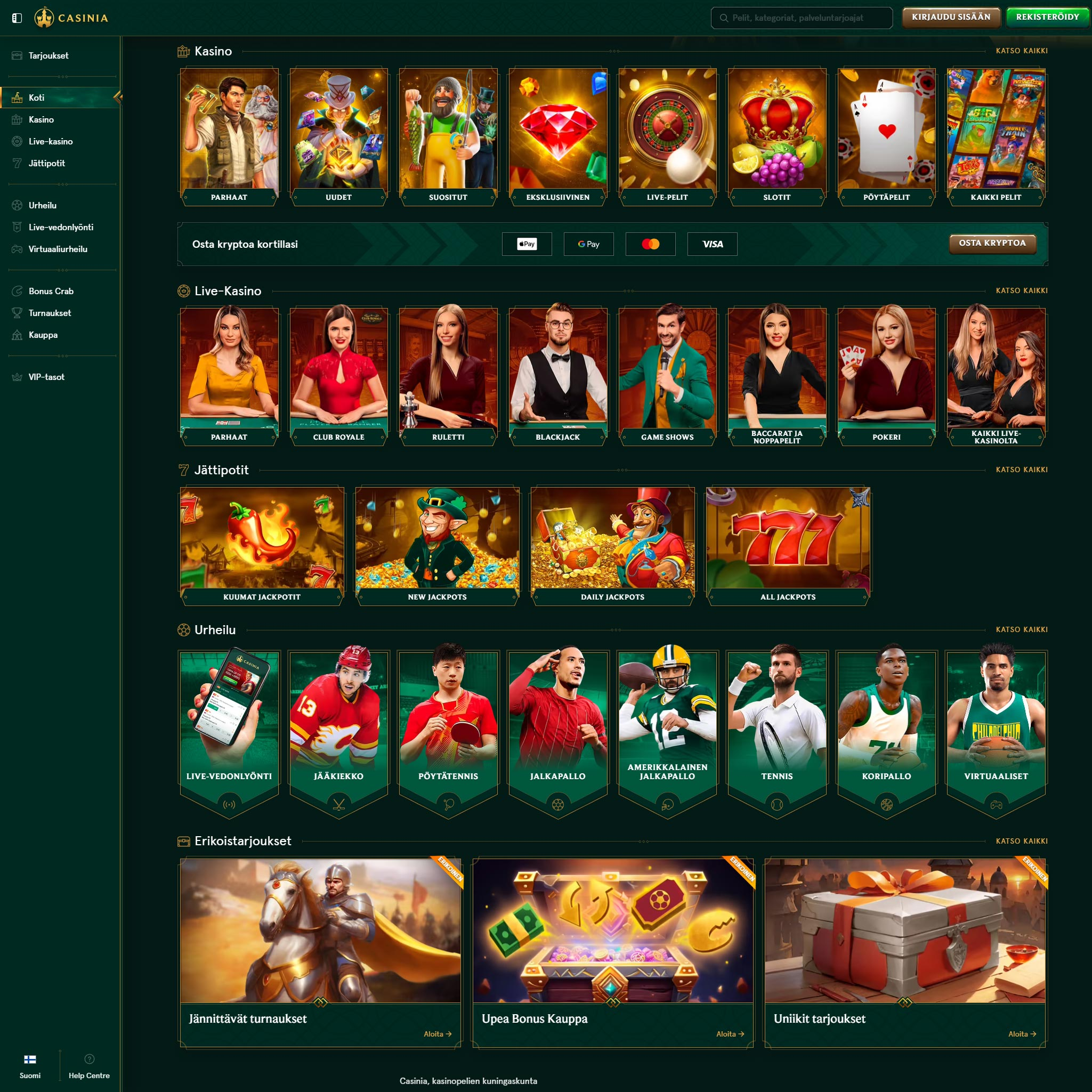 Casinia screenshot 1