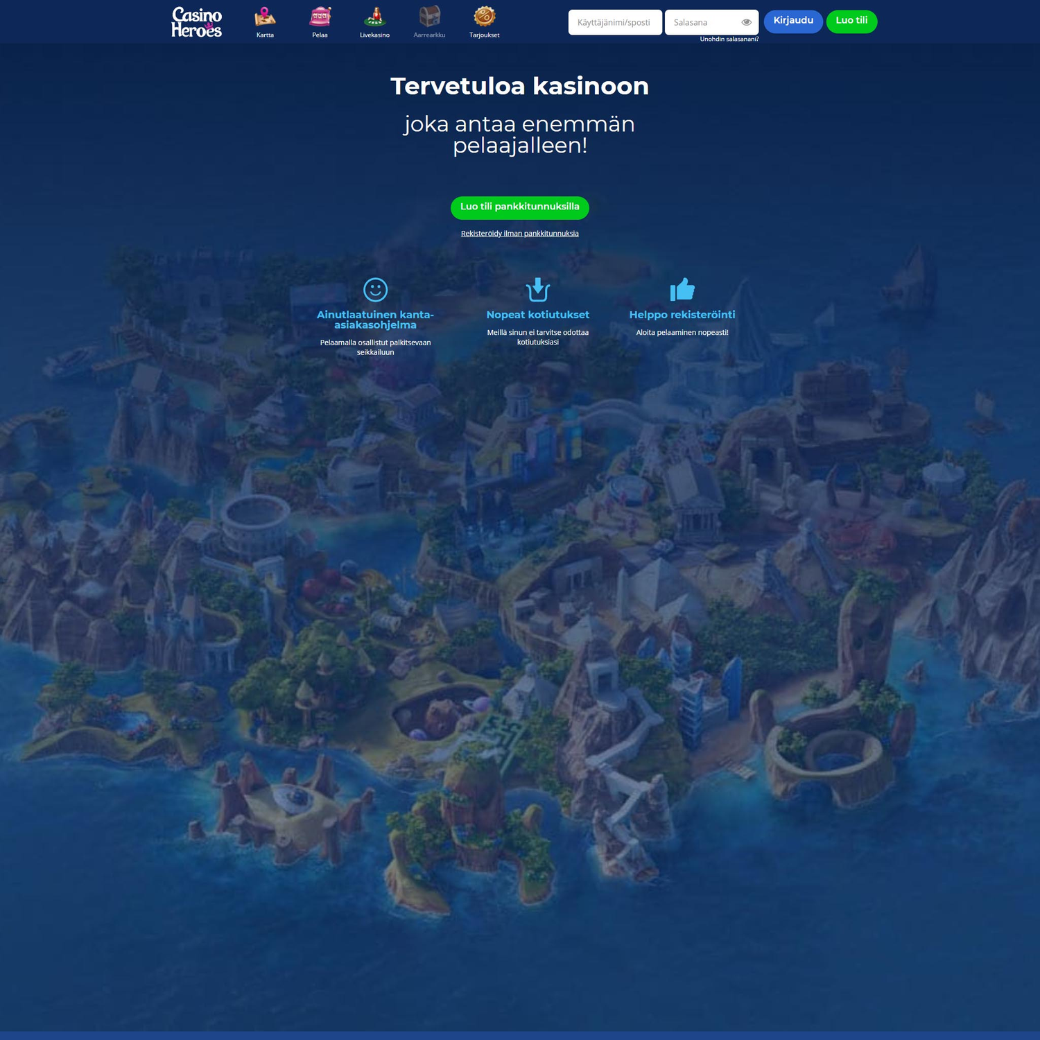 Casino Heroes screenshot 1