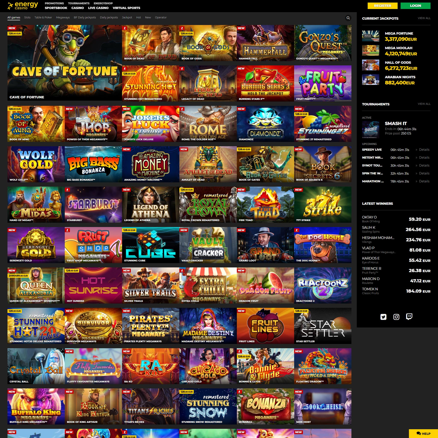 EnergyCasino screenshot 1