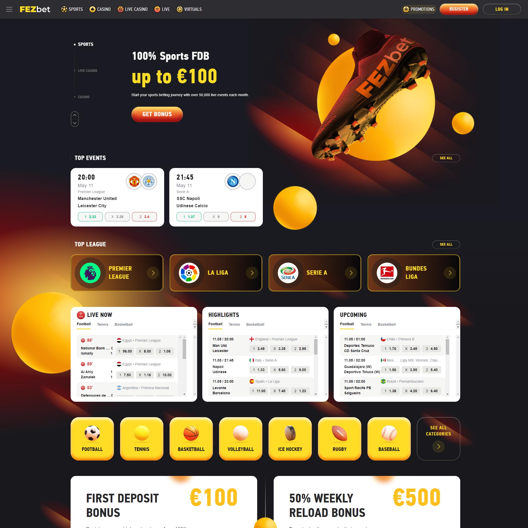 FEZbet Casino screenshot 1
