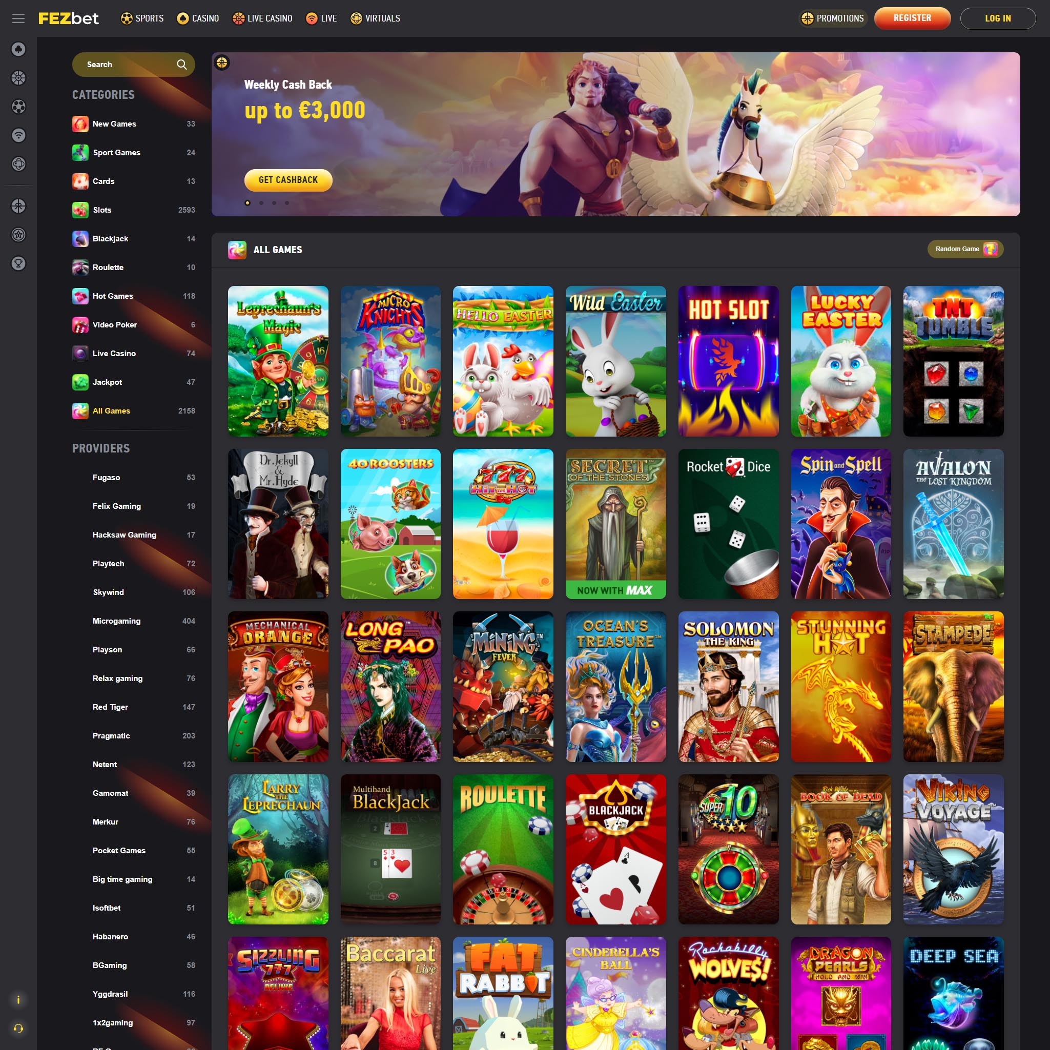 FEZbet Casino screenshot 2