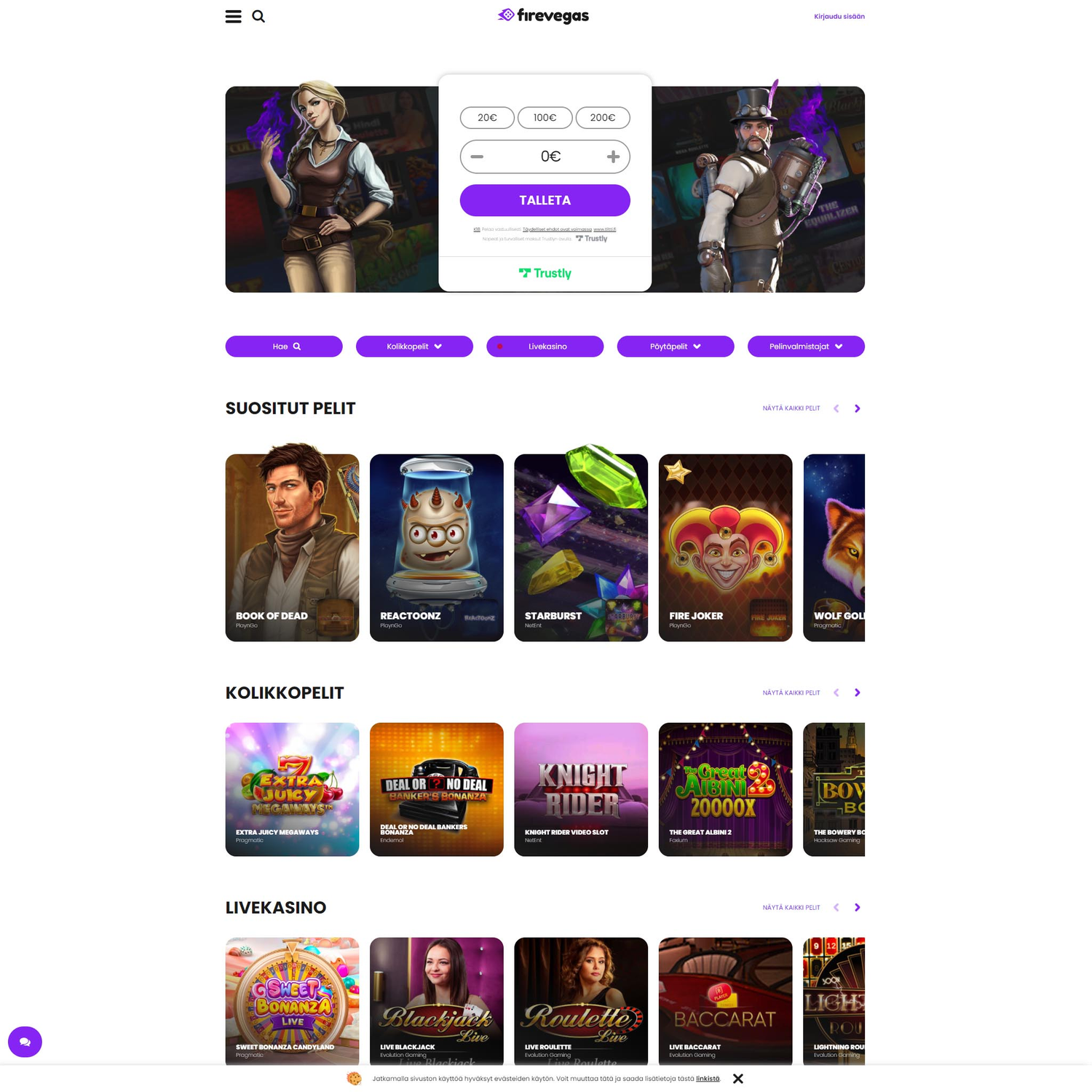 FireVegas Casino screenshot 1