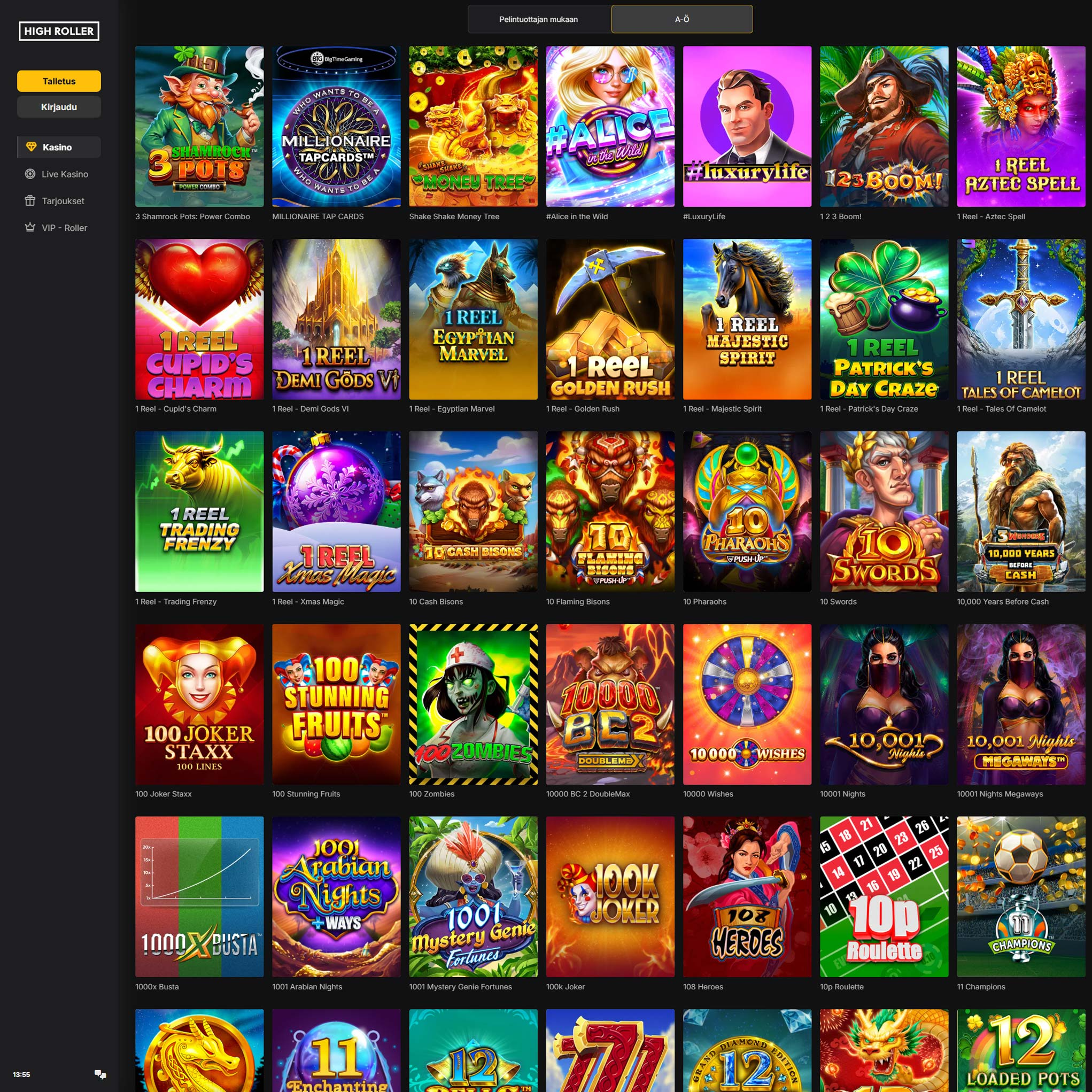 HighRoller Casino screenshot 1