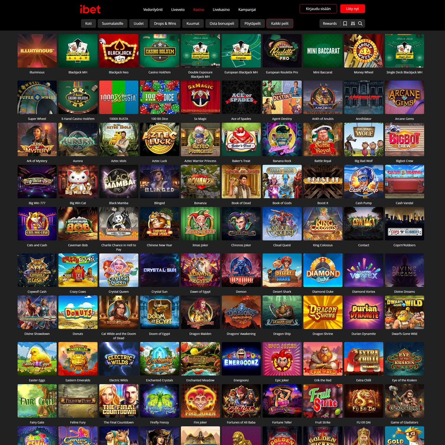 iBet Casino screenshot 2