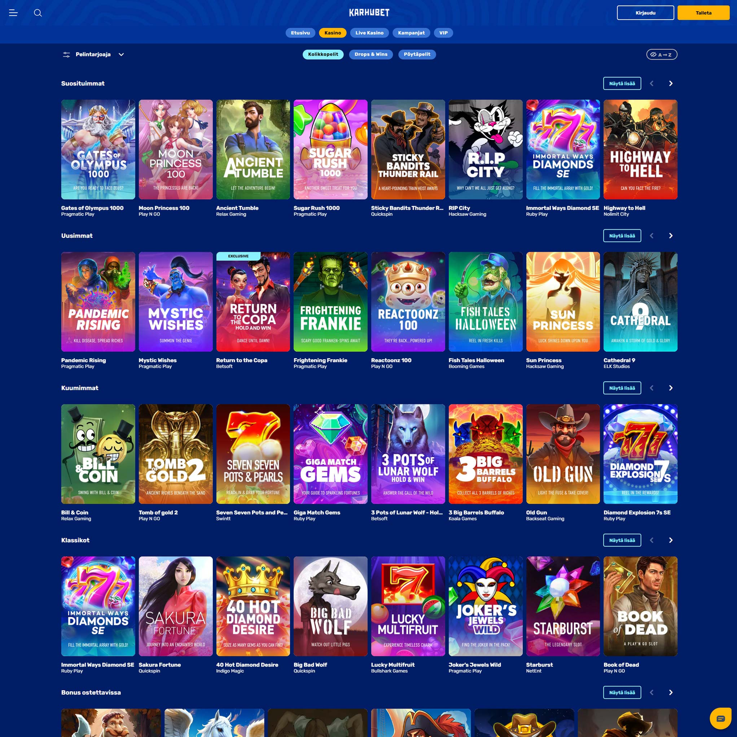 Karhubet screenshot 1