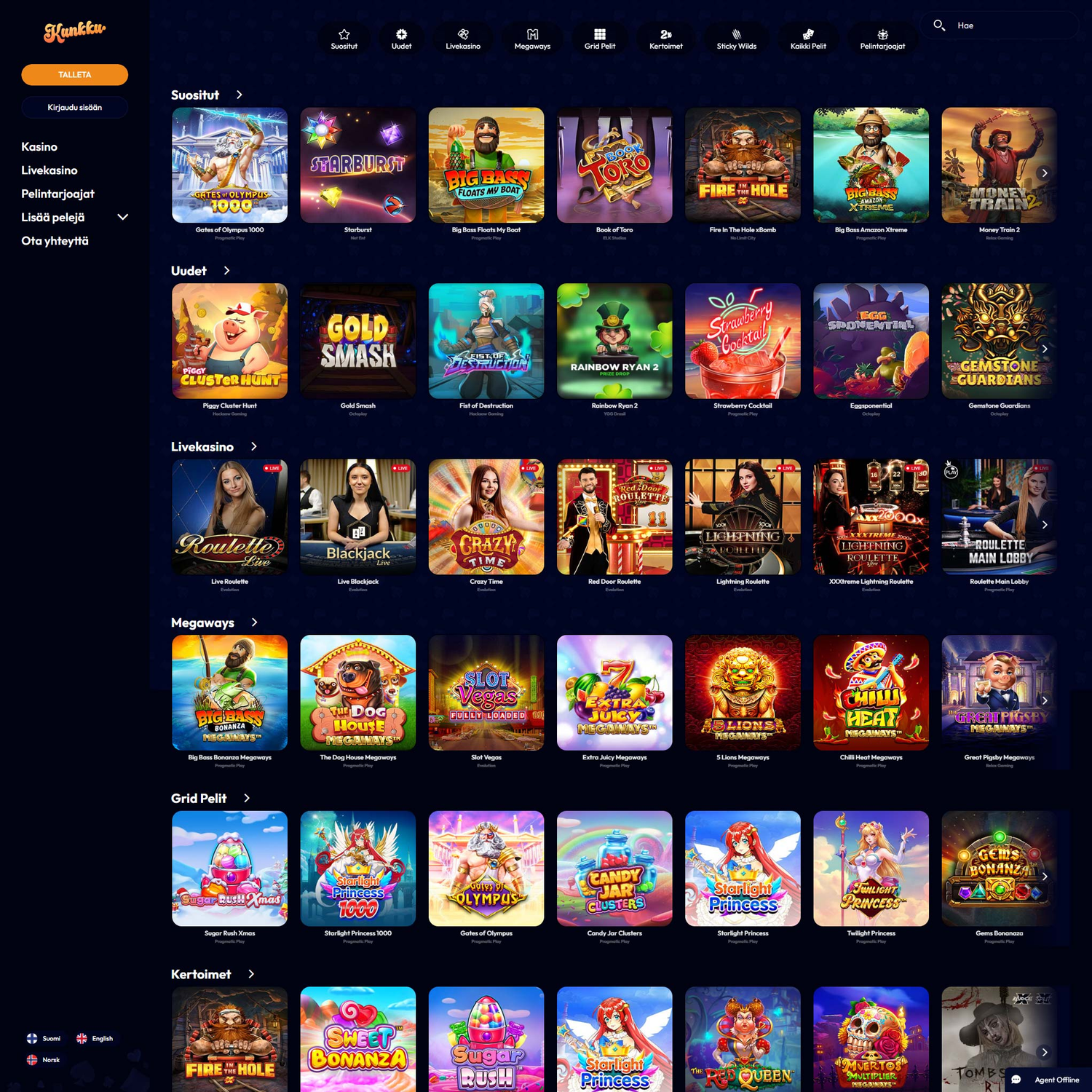 Kunkku Kasino screenshot 1