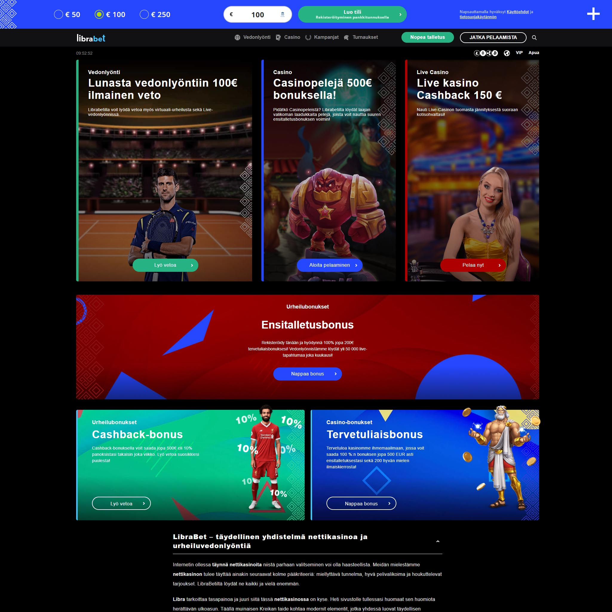 Librabet screenshot 1