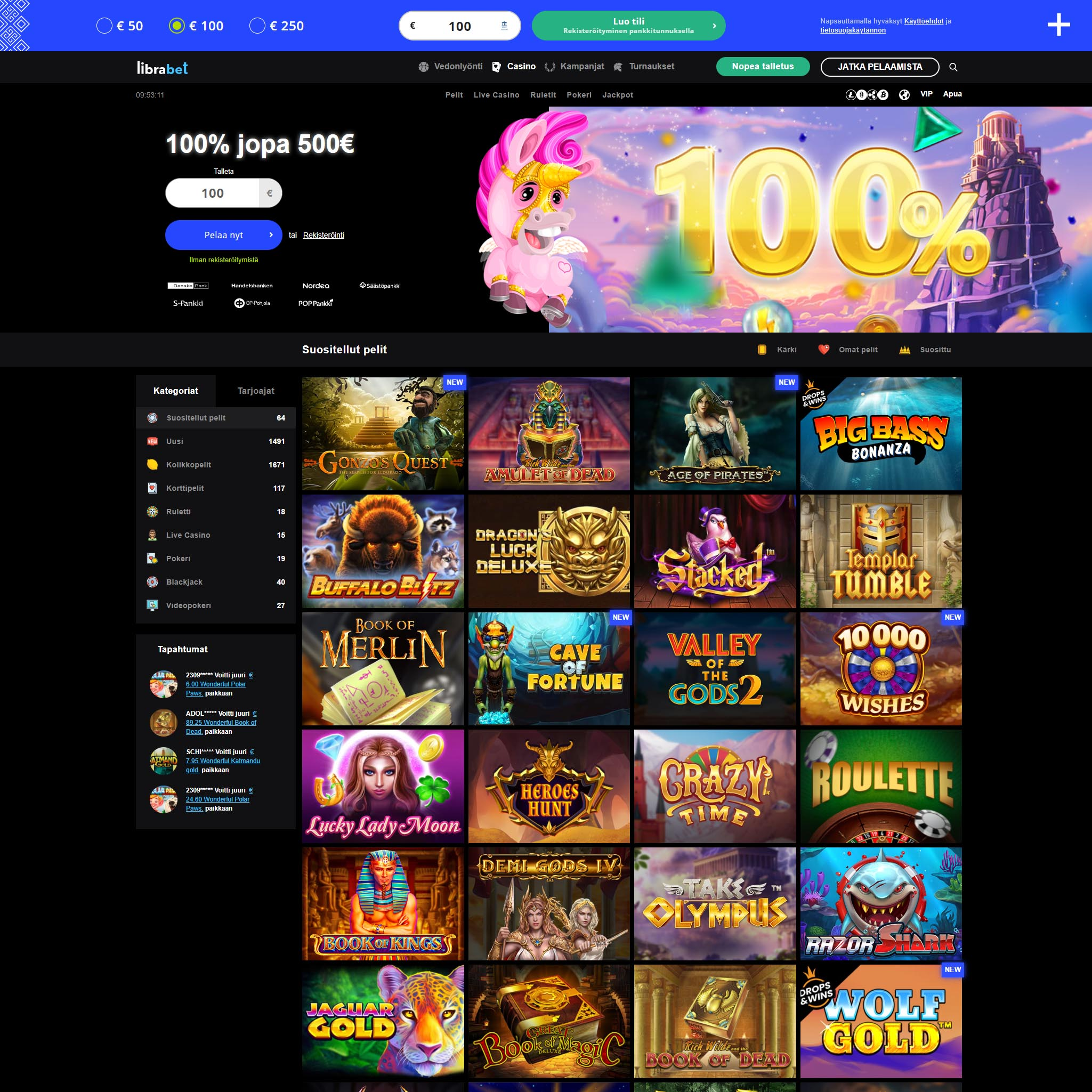 Librabet screenshot 2