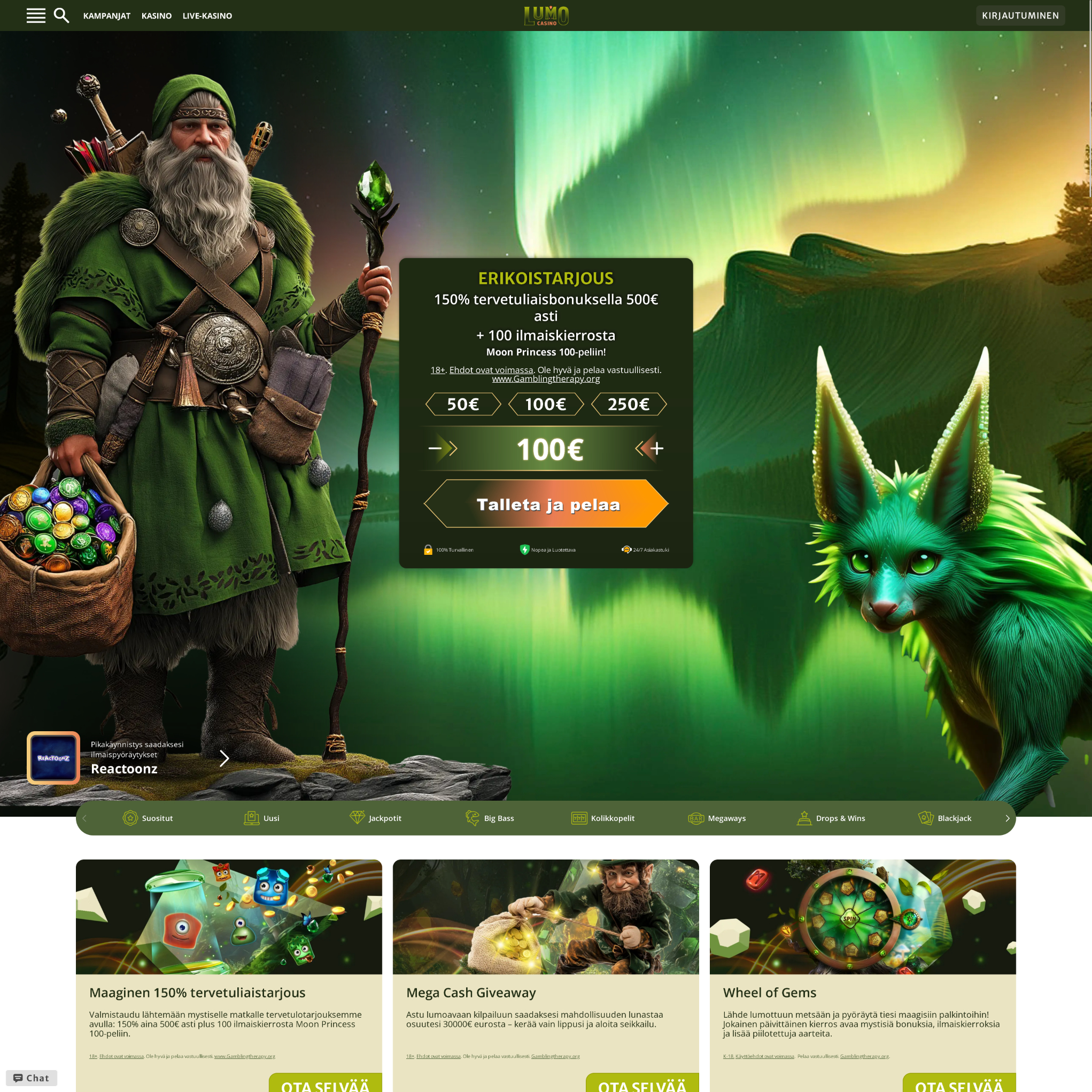 Lumo Casino screenshot 1