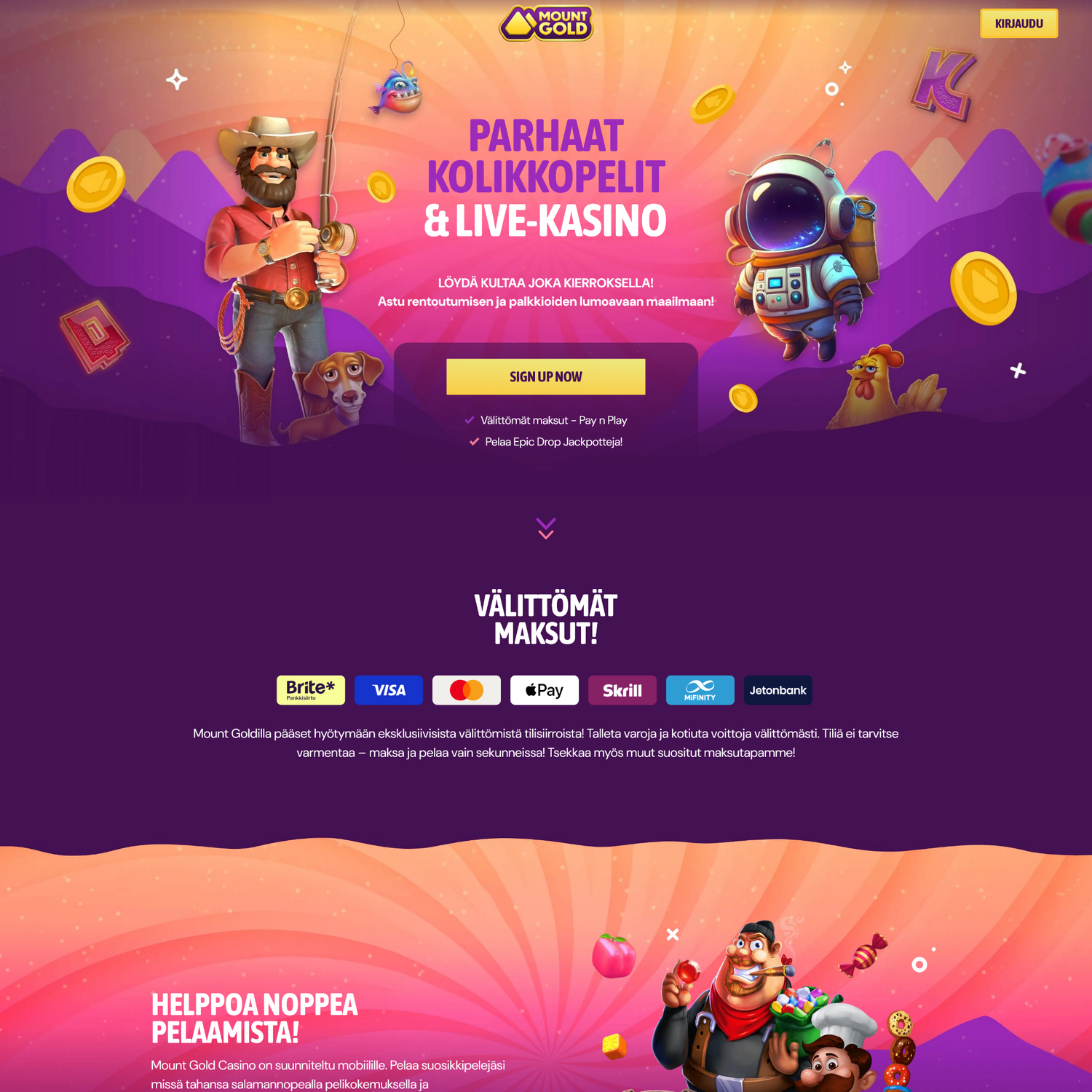 Mount Gold Casino screenshot 1