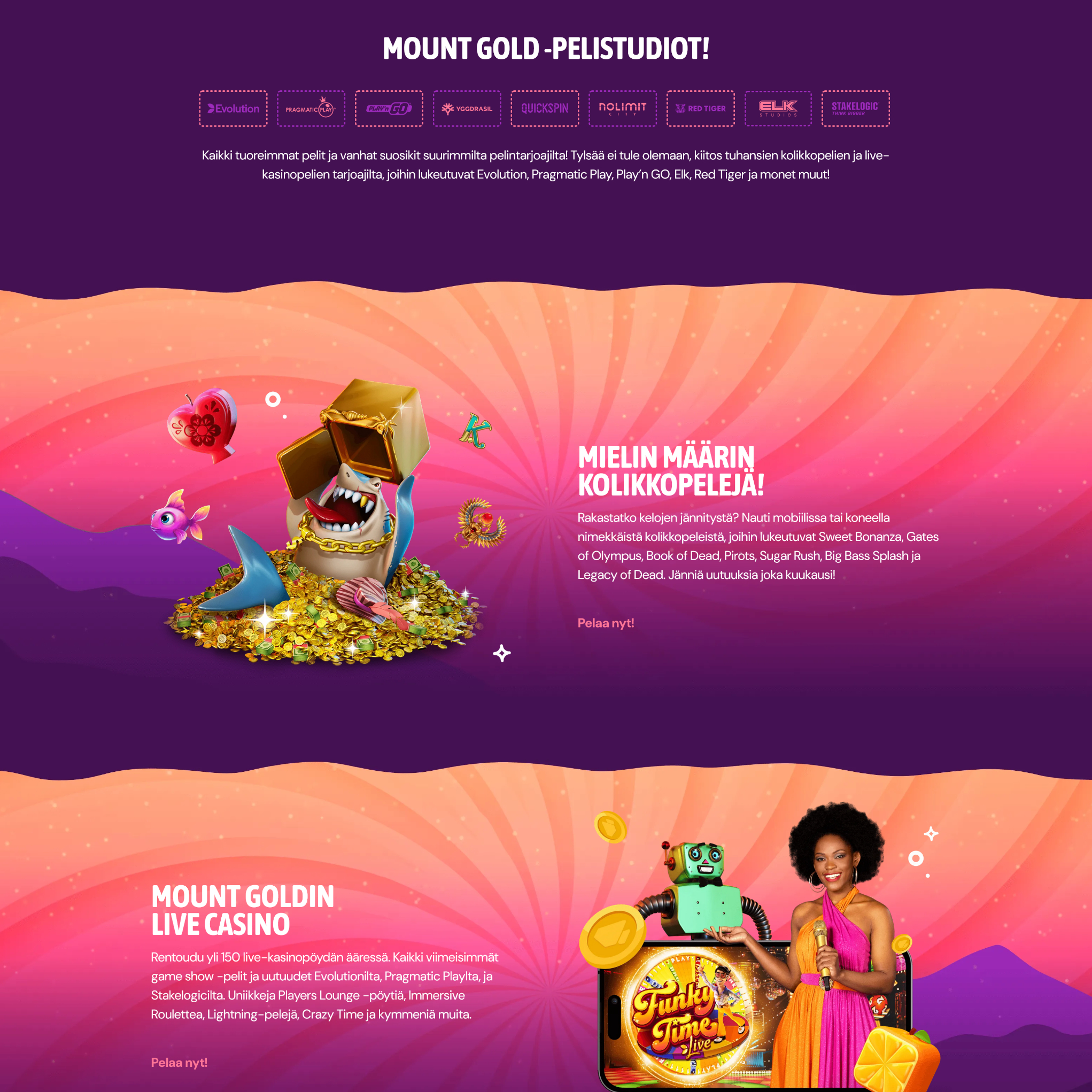 Mount Gold Casino screenshot 2