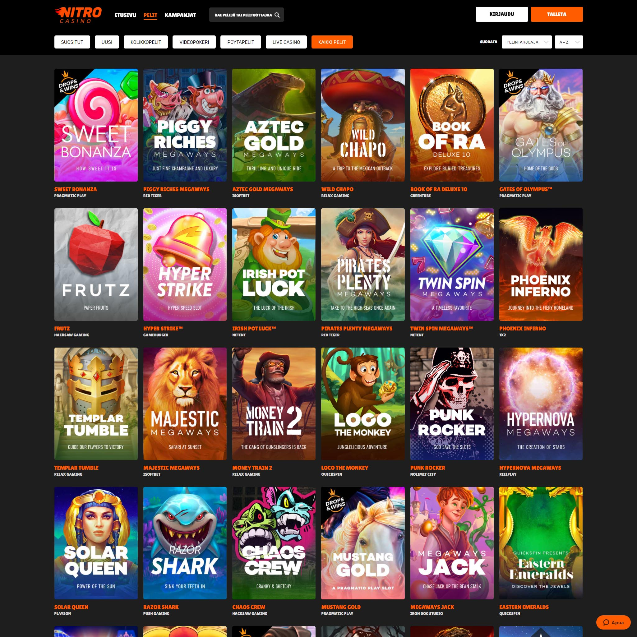 Nitro Casino screenshot 2