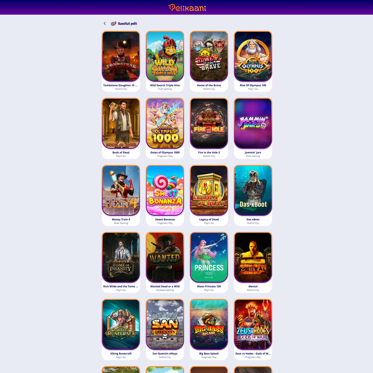 Pelikaani Kasino screenshot 1