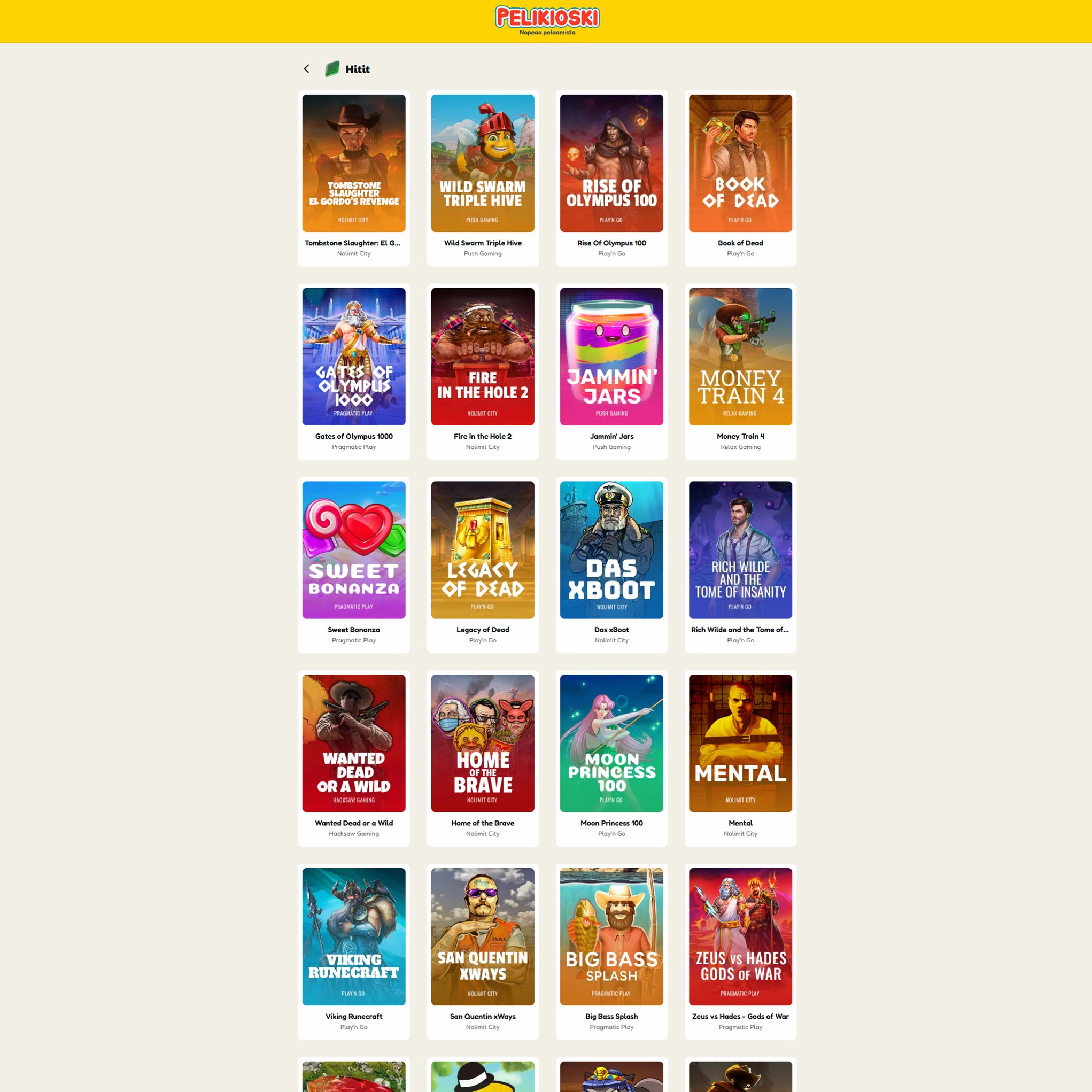 Pelikioski Kasino screenshot 1