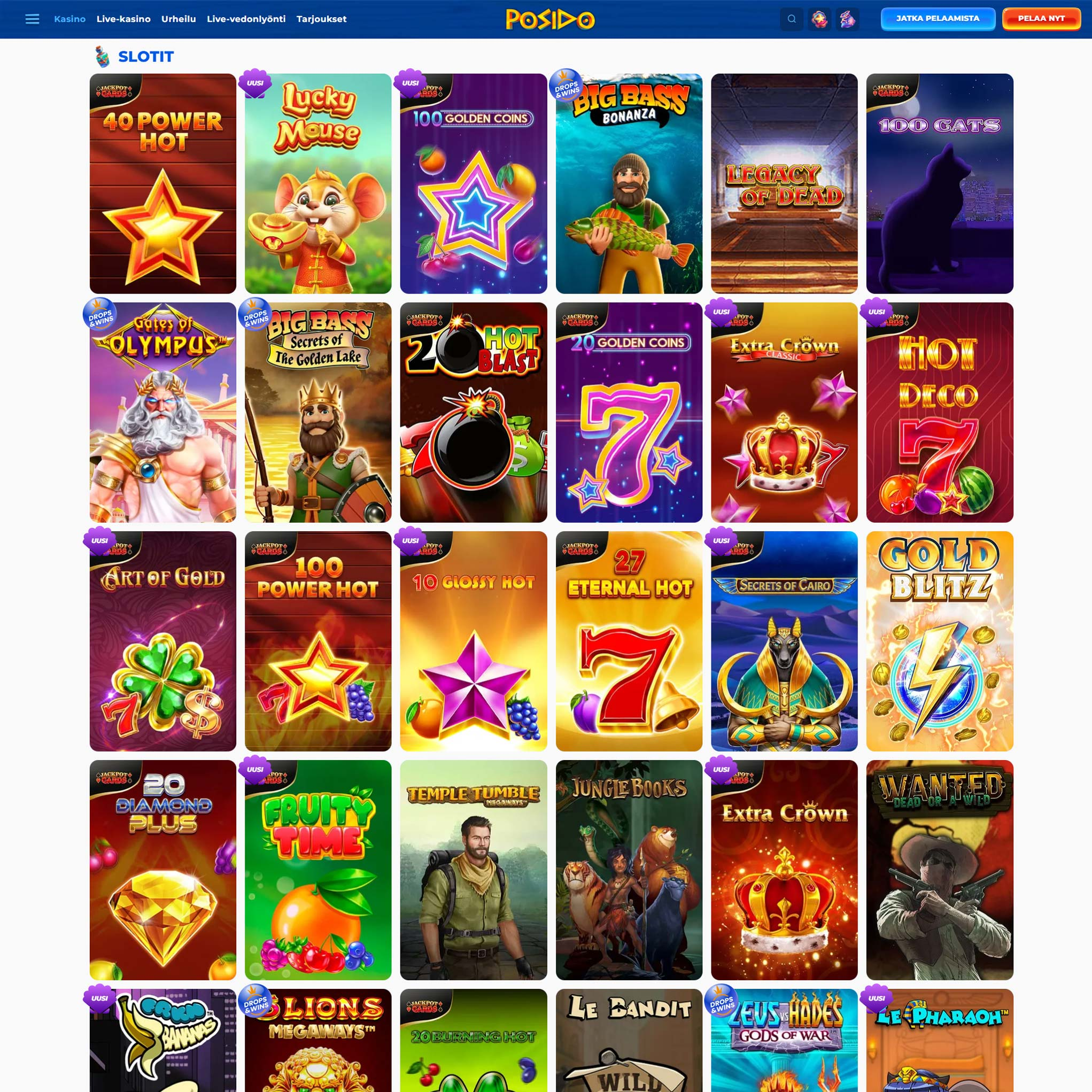 Posido Casino screenshot 1