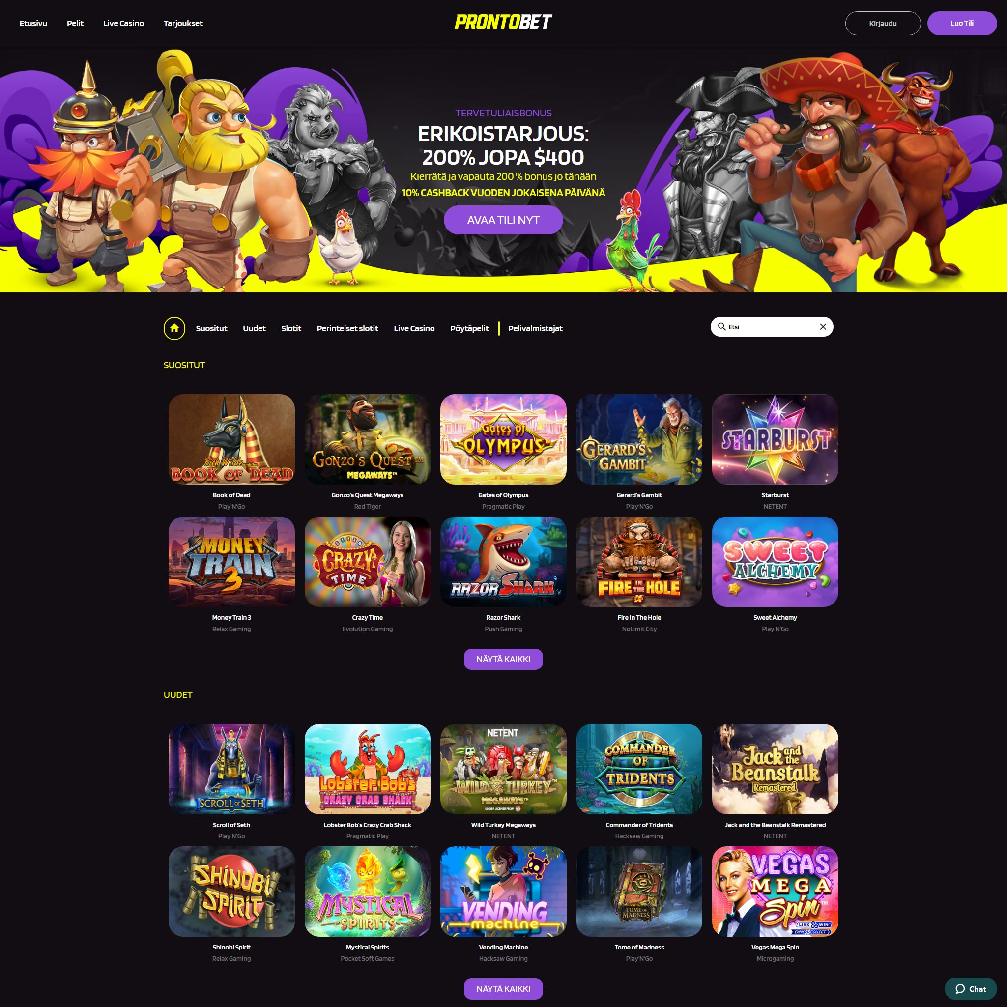 Prontobet screenshot 1