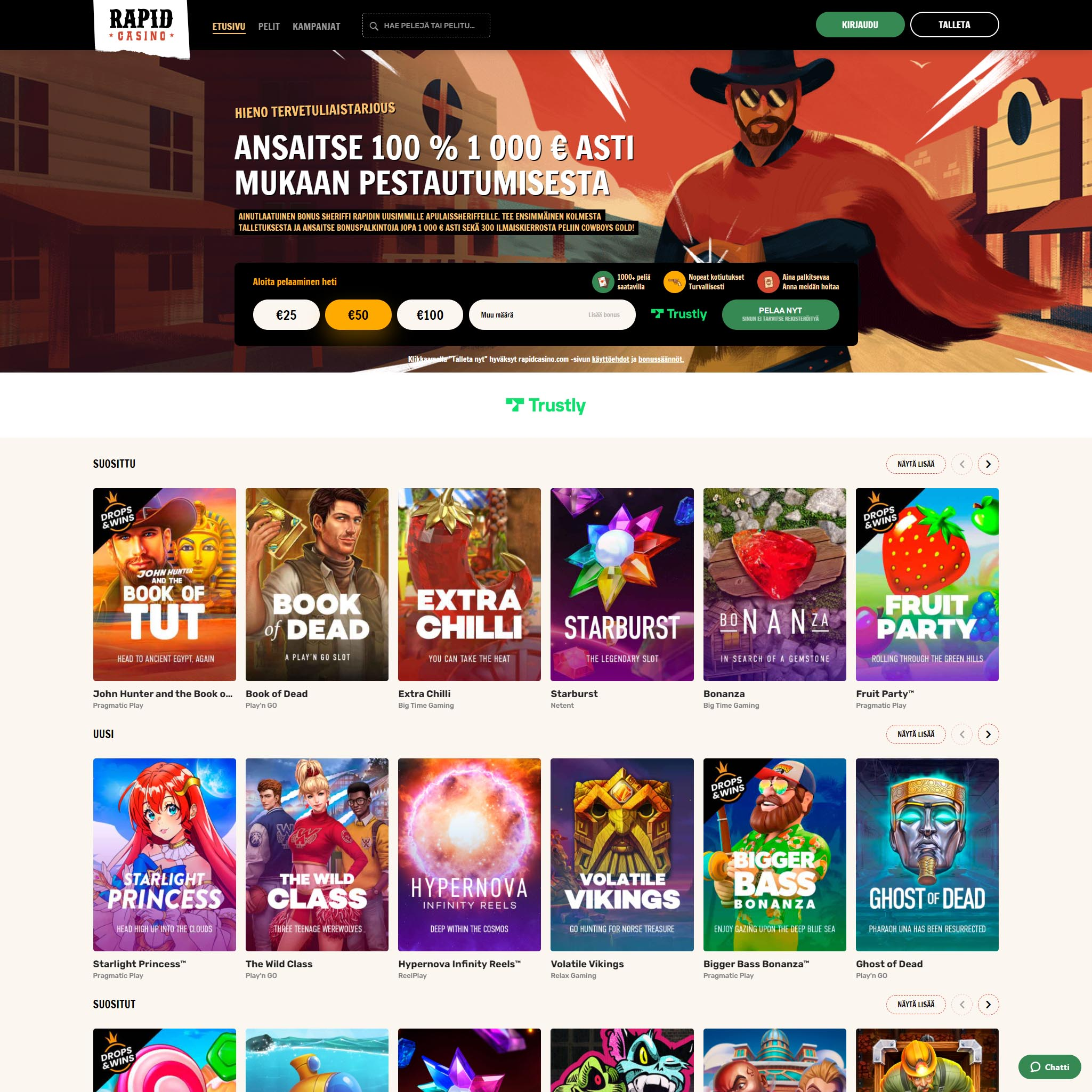 Rapid Casino screenshot 1