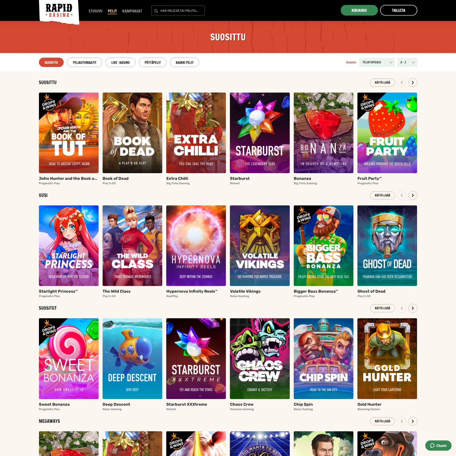 Rapid Casino screenshot 2