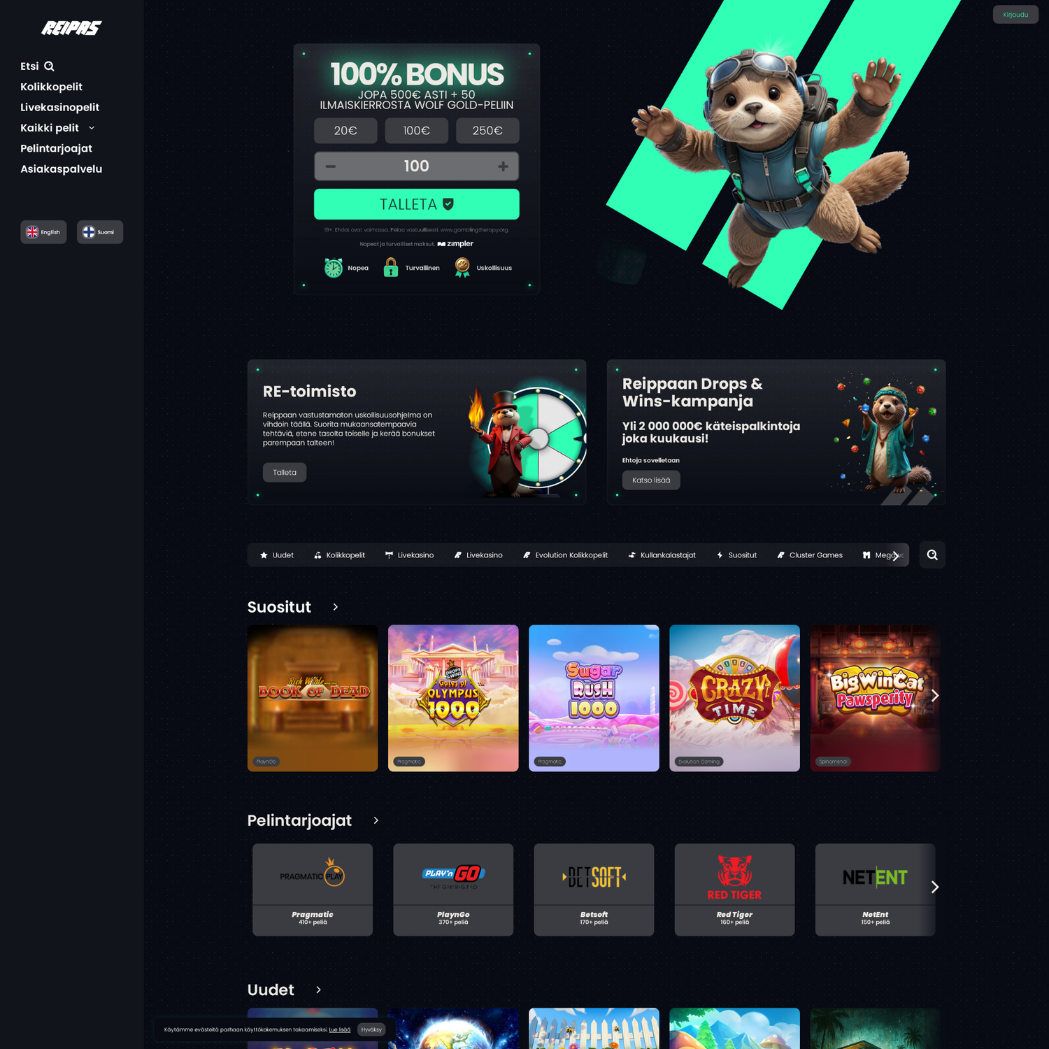 Reipas Casino screenshot 1