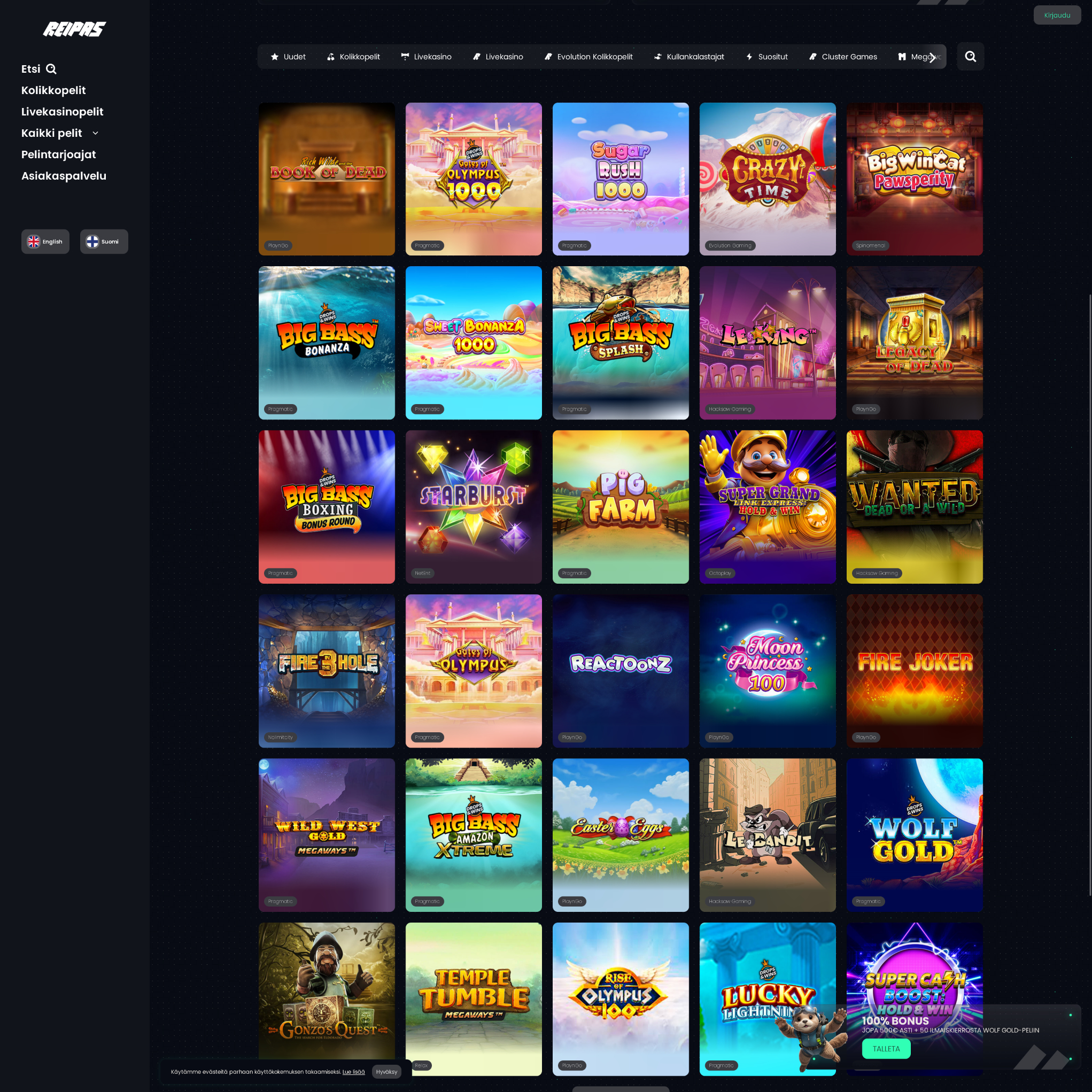 Reipas Casino screenshot 2