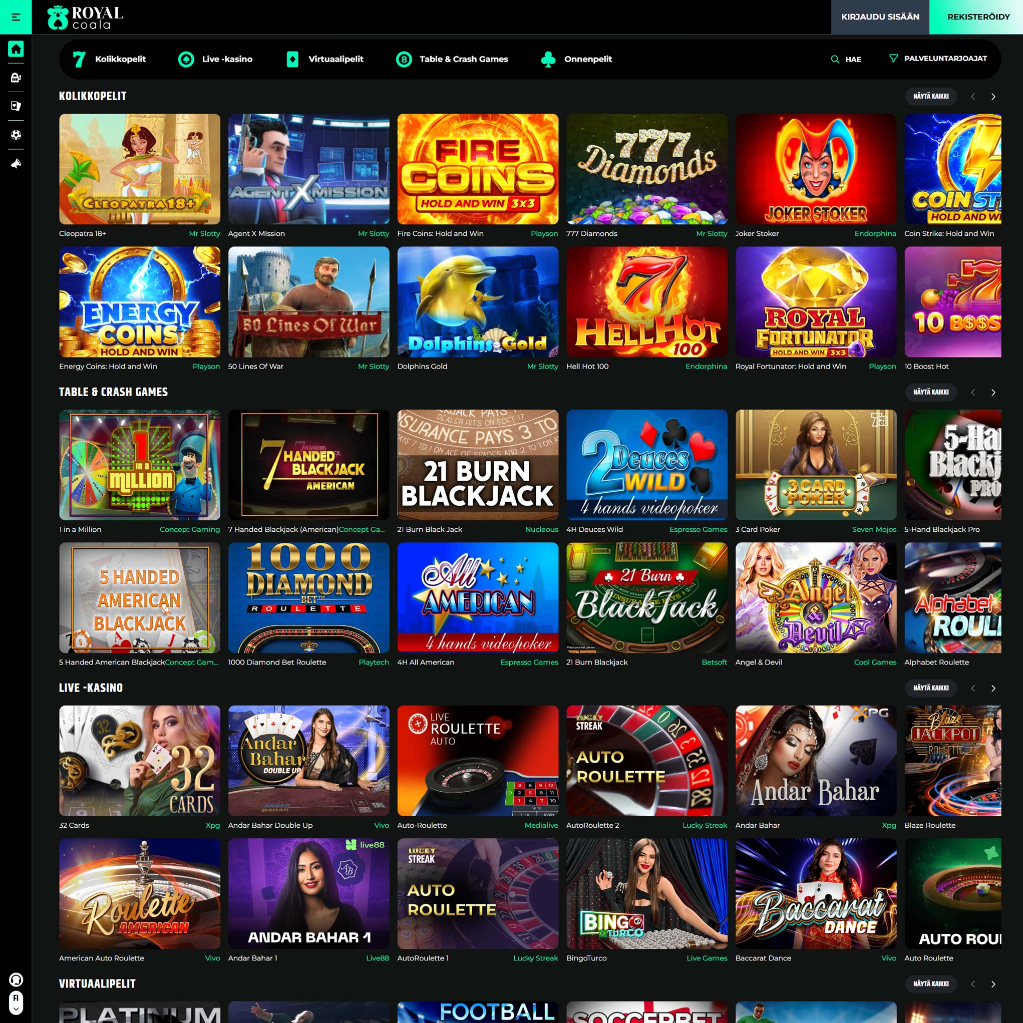 Royal Coala Casino screenshot 1