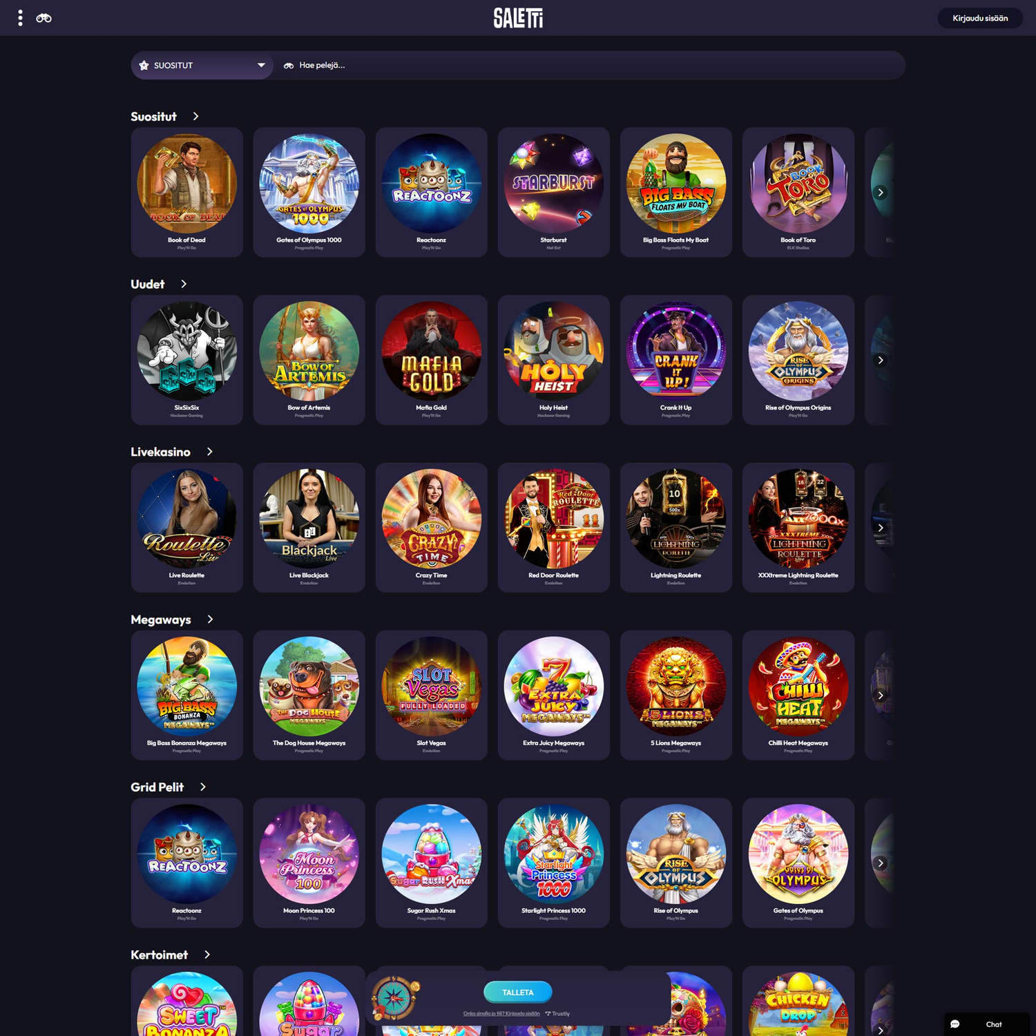 Saletti Kasino screenshot 1