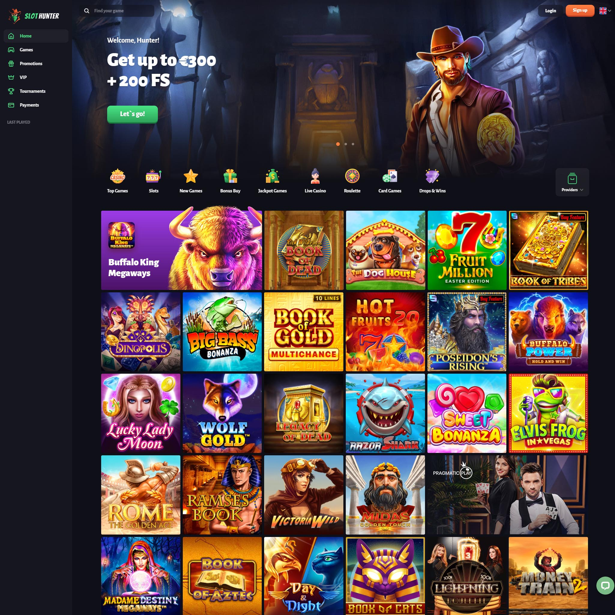 Slot Hunter Casino screenshot 1