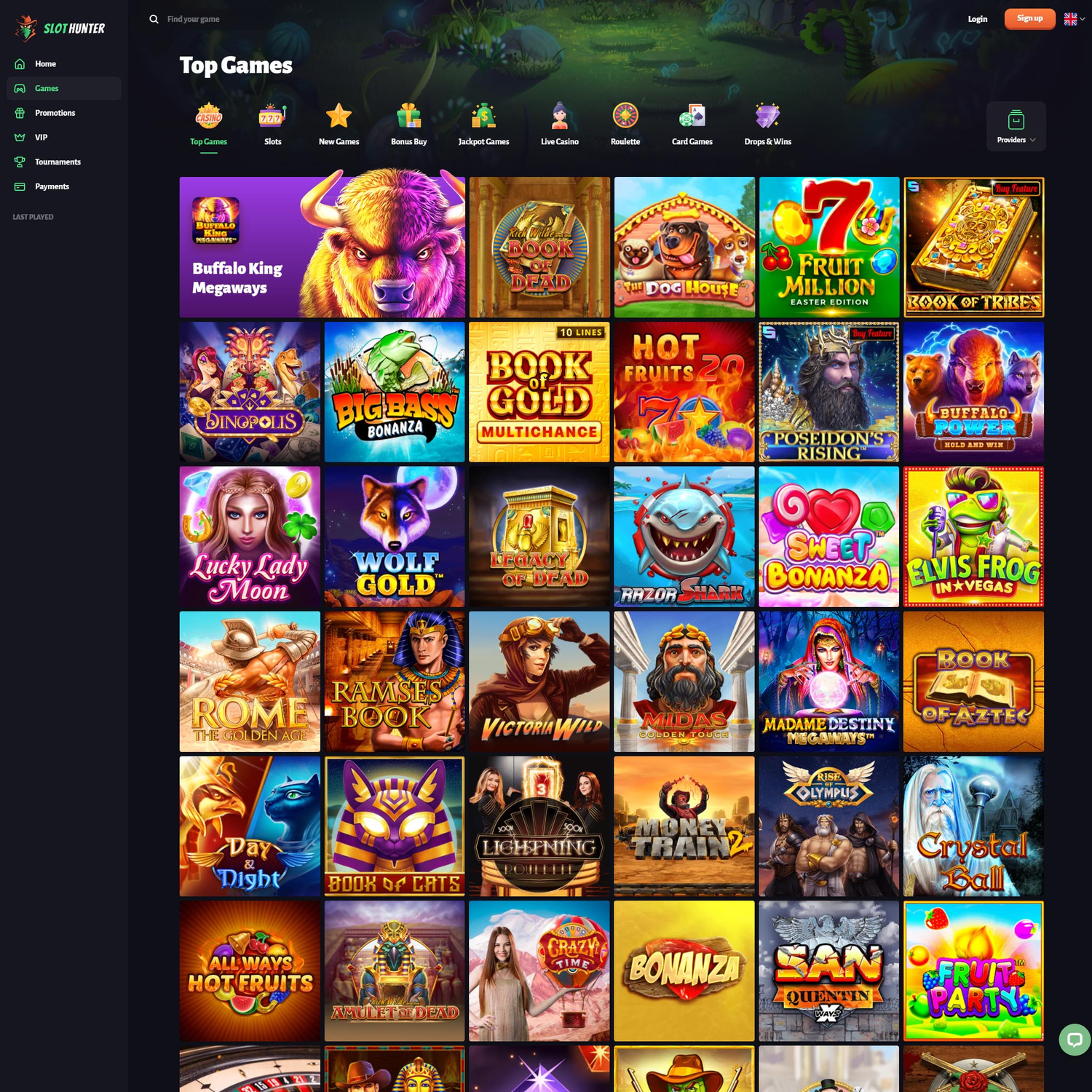 Slot Hunter Casino screenshot 2