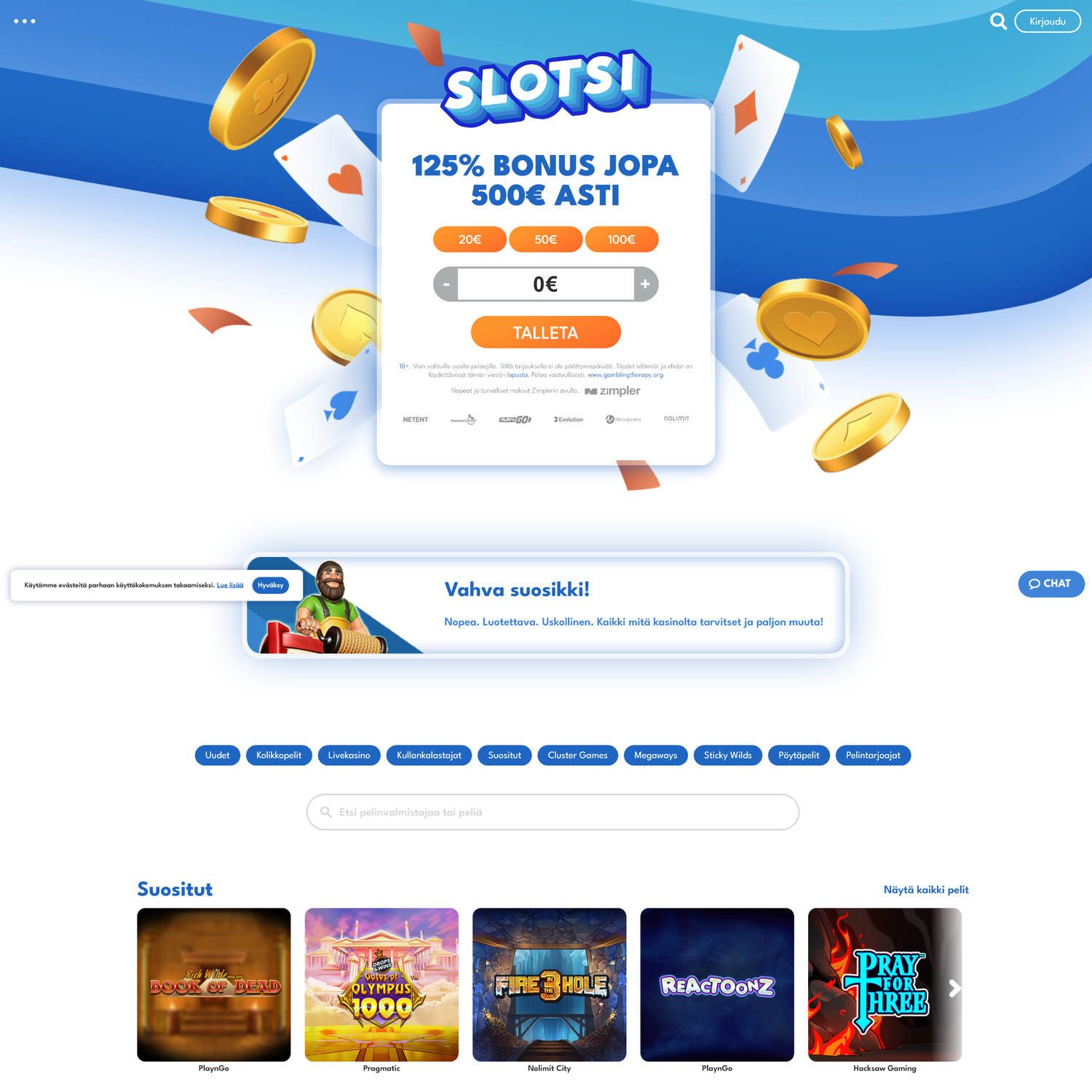 Slotsi Casino screenshot 1
