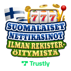 Suomalaiset nettikasinot ilman rekisteröitymistä kuvituskuva