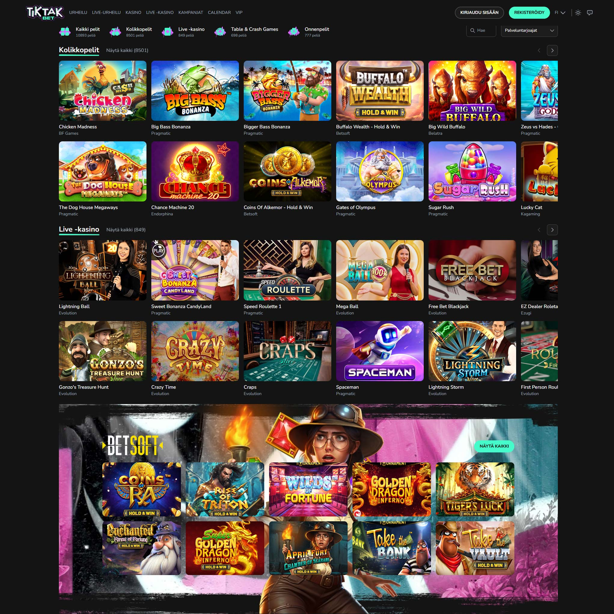 TikTak Bet screenshot 1