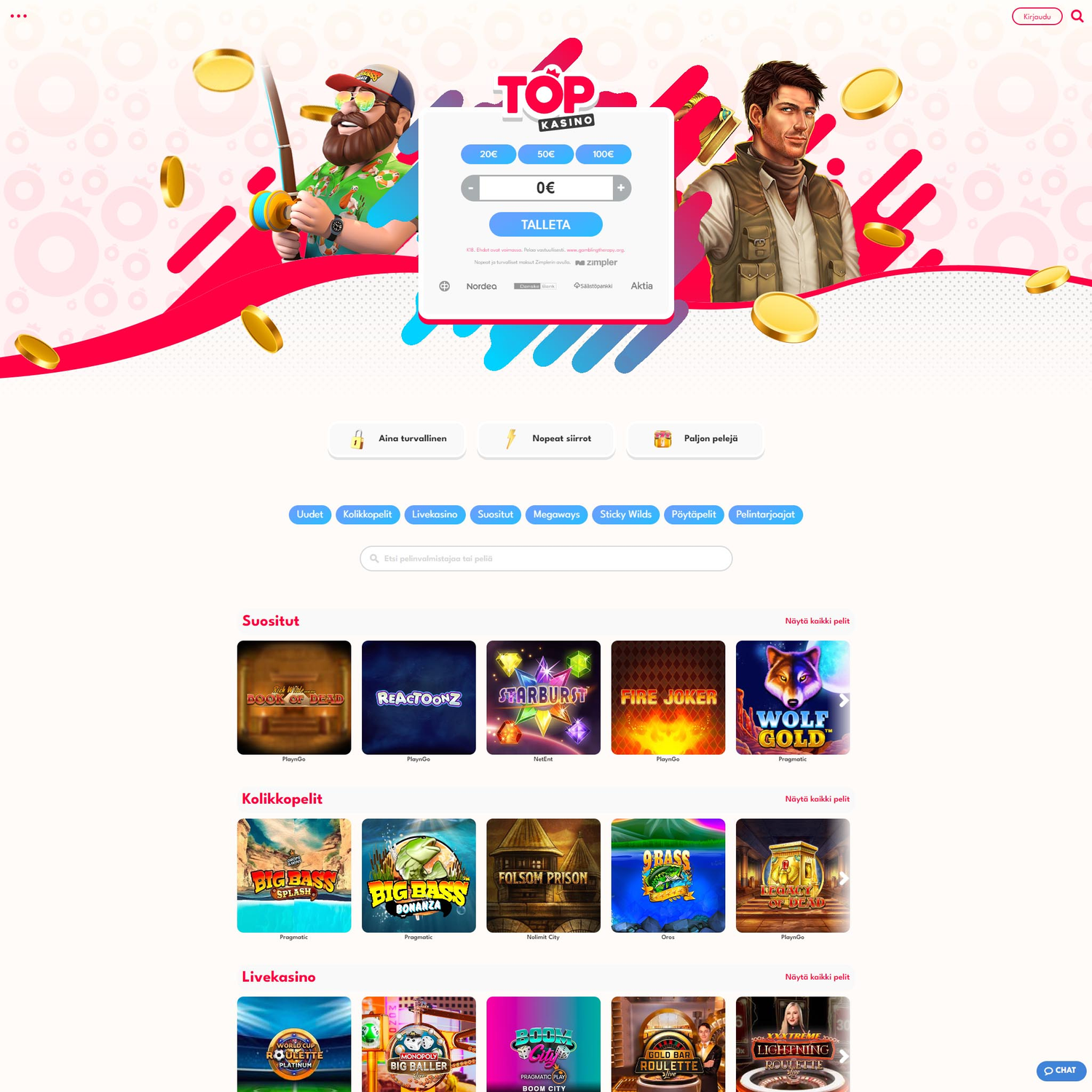 Topkasino screenshot 1