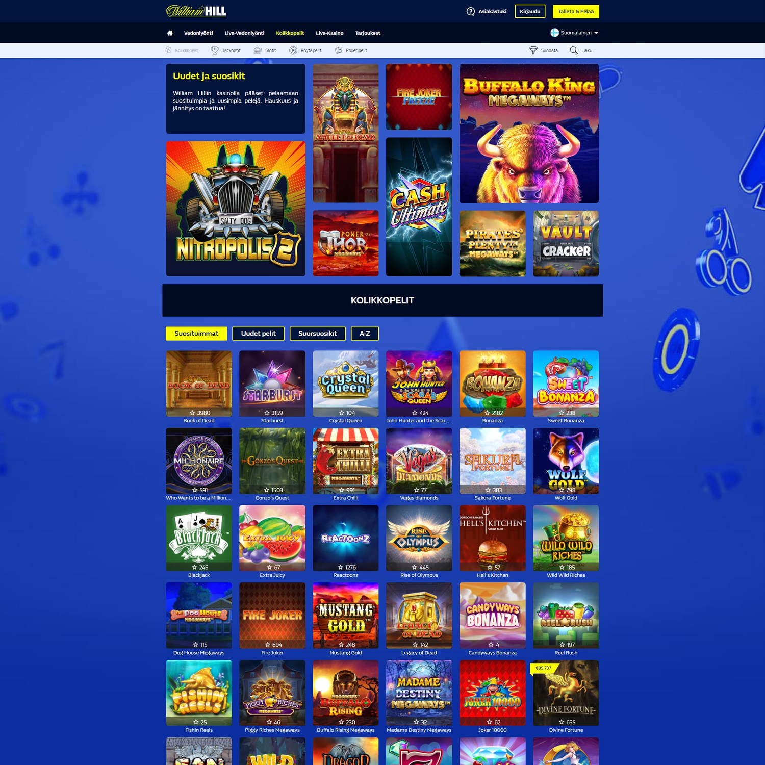 William Hill Casino screenshot 2