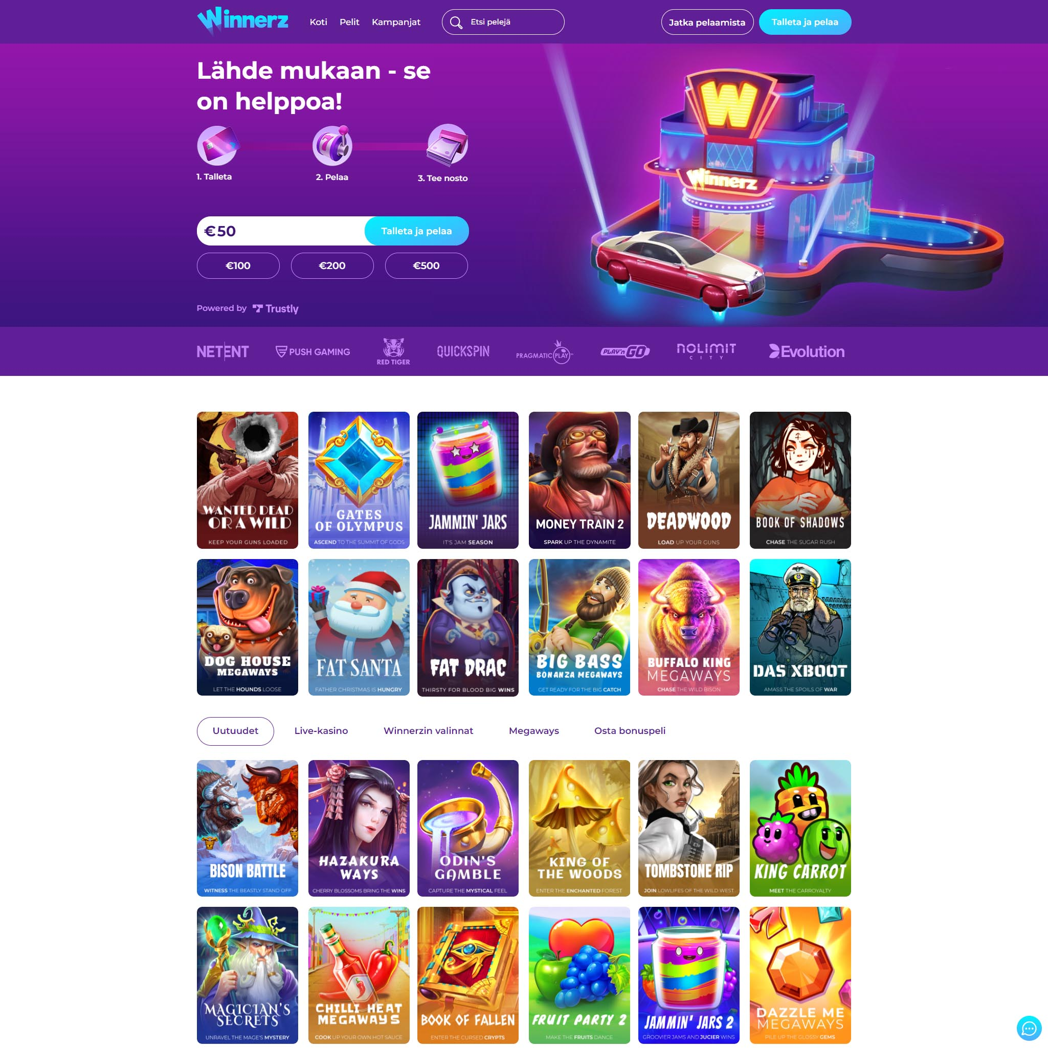 Winnerz Casino screenshot 1