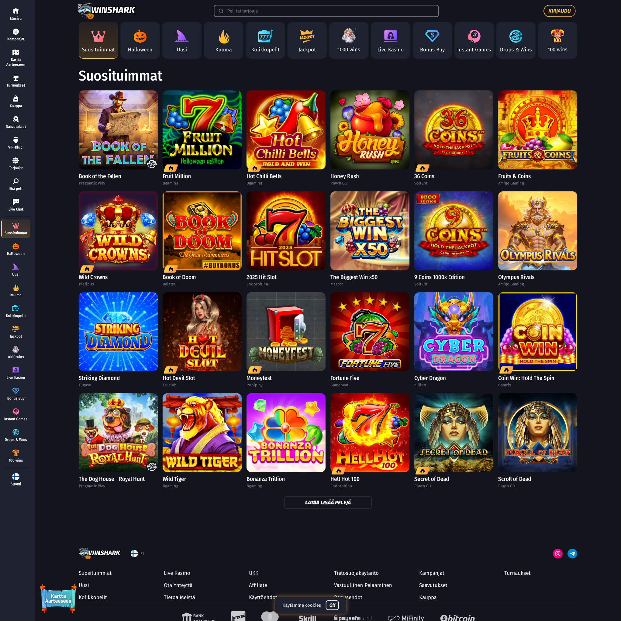 Winshark Casino screenshot 2